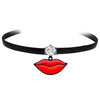 Sexy Simple Style Geometric Pu Leather Alloy Inlay Artificial Pearls Rhinestones Zircon Women's Choker