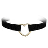 Sexy Simple Style Geometric Pu Leather Alloy Inlay Artificial Pearls Rhinestones Zircon Women's Choker