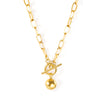 Streetwear Heart Shape Lock Stainless Steel Plating Pendant Necklace