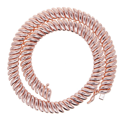 Hip-hop Cool Style Solid Color Copper Bracelets Necklace