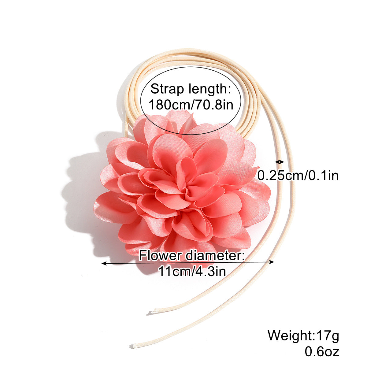 Sweet Flower Cloth Fabric Women's Choker