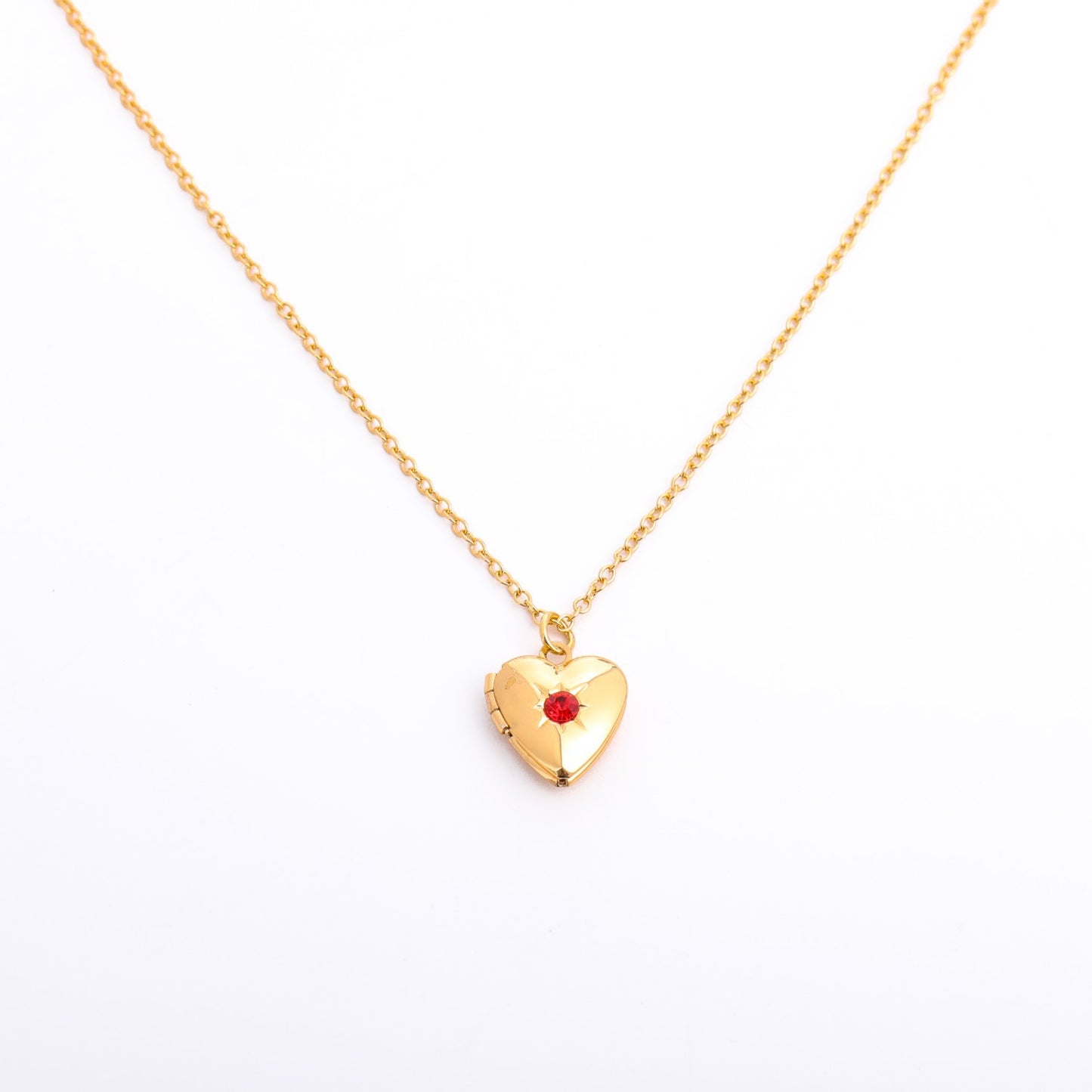 Simple Style Commute Heart Shape Copper 18k Gold Plated Zircon Pendant Necklace In Bulk