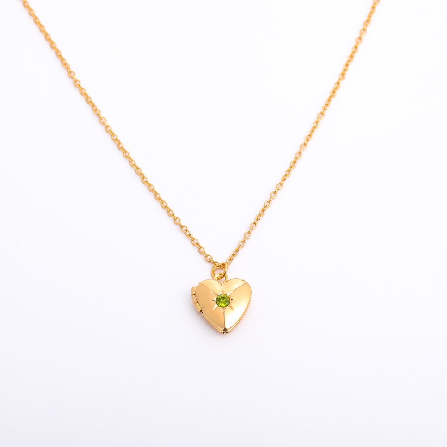 Simple Style Commute Heart Shape Copper 18k Gold Plated Zircon Pendant Necklace In Bulk