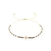 Casual Solid Color Freshwater Pearl Glass Wholesale Bracelets