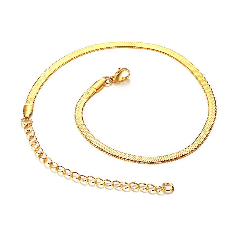 Simple Style Geometric Stainless Steel Gold Plated Necklace