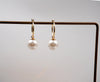 Elegant Simple Style Geometric Imitation Pearl Titanium Steel Copper Plating Earrings Necklace