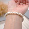 Simple Style Geometric Imitation Pearl Women's Bracelets