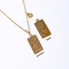 Modern Style Constellation Stainless Steel Titanium Steel Plating Pendant Necklace