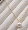 Elegant Simple Style Geometric Imitation Pearl Titanium Steel Copper Plating Earrings Necklace