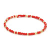 Bohemian Colorful Solid Color Seed Bead Beaded Women's Anklet