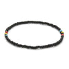 Bohemian Colorful Solid Color Seed Bead Beaded Women's Anklet