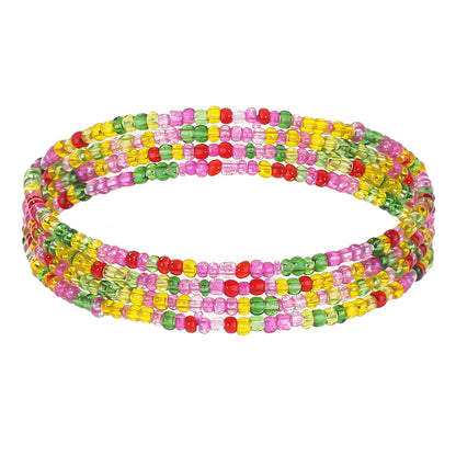 Bohemian Colorful Seed Bead Beaded Women'S Waist Chain