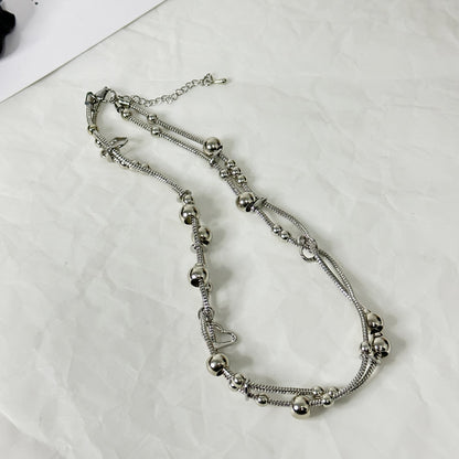 Commute Solid Color Alloy Wholesale Necklace