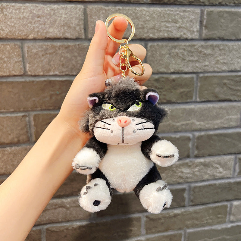 Cute Animal Pp Cotton Women'S Bag Pendant Keychain