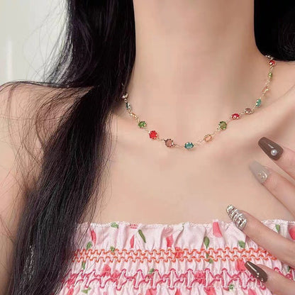 Simple Style Star Plastic Resin Wholesale Necklace