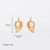 1 Pair Casual Commute Irregular Plating Inlay Copper Freshwater Pearl 18k Gold Plated Ear Studs