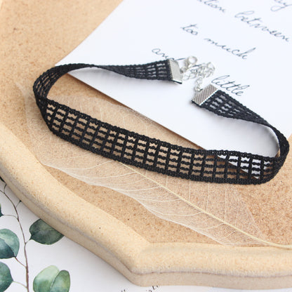 Ig Style Streetwear Cool Style Heart Shape Rhinestones Cloth Wholesale Choker