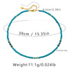 Wholesale Classic Style Streetwear Geometric Turquoise Copper Necklace