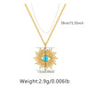 Wholesale Classic Style Streetwear Geometric Turquoise Copper Necklace