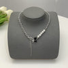 Elegant Flower Artificial Diamond Artificial Pearl Wholesale Pendant Necklace