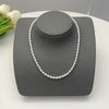 Elegant Flower Artificial Diamond Artificial Pearl Wholesale Pendant Necklace