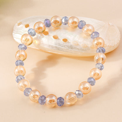 Wholesale Jewelry Sweet Round Beaded Glass Bracelets