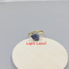 Elegant Lady Simple Style Geometric Copper Plating Inlay Natural Stone Open Rings