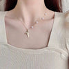 Sweet Heart Shape Alloy Mixed Materials Wholesale Pendant Necklace