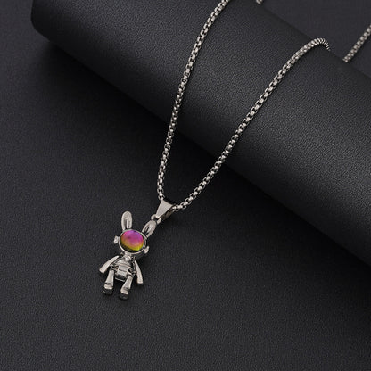 Cute Animal Alloy Titanium Steel Wholesale Pendant Necklace