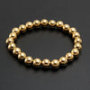 Hip-Hop Retro Round 304 Stainless Steel Bracelets In Bulk