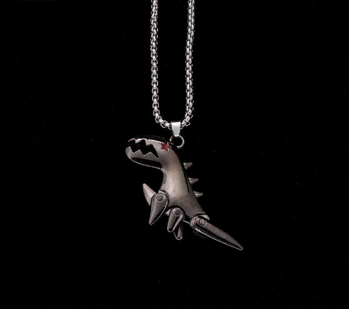 Punk Streetwear Animal Alloy Titanium Steel Wholesale Pendant Necklace