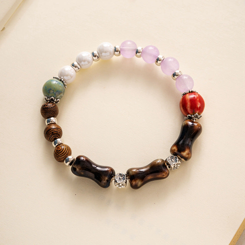 Ethnic Style Geometric Ceramics Beaded Women's Bracelets