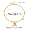 Classic Style Geometric Heart Shape Copper Irregular Plating Chain Gold Plated Pendant Necklace