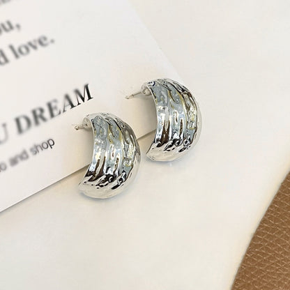 1 Pair Fairy Style Heart Shape Plating Inlay Alloy Rhinestones Glass Hoop Earrings Drop Earrings Ear Studs