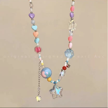 Cartoon Style Cartoon Plastic Resin Beaded Women's Pendant Necklace