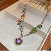 Cartoon Style Cartoon Plastic Resin Beaded Women's Pendant Necklace