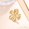 Vacation Butterfly Daisy Stainless Steel Plating 18k Gold Plated Open Rings