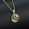 New Diamond Diamond Zirconium 26 Letter Necklace Simple Zircon English Pendant Wholesale Gooddiy