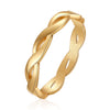 Wholesale Jewelry Classic Style Twist Alloy 18k Gold Plated Plating Bangle