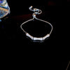 Sweet Colorful Rectangle Copper Inlay Zircon Bracelets
