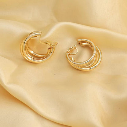 Wholesale Jewelry Simple Style C Shape Metal Plating Ear Cuffs