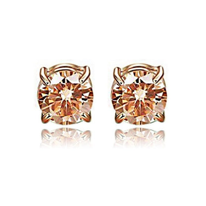 Fashion Geometric Copper Plating Ear Studs 1 Piece