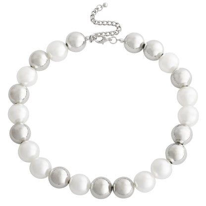 Simple Style Pearl Imitation Pearl Beaded Women's Necklace