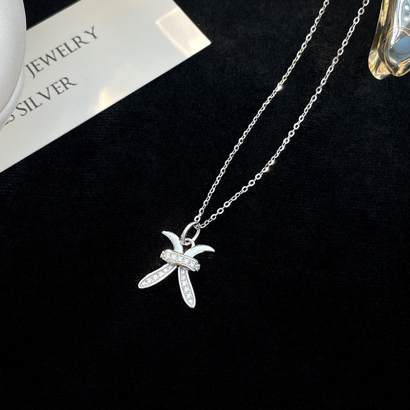 Elegant Lady Constellation Sterling Silver Zircon Pendant Necklace In Bulk