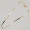 1 Piece Bohemian Devil's Eye Star Glass Irregular Women's Necklace