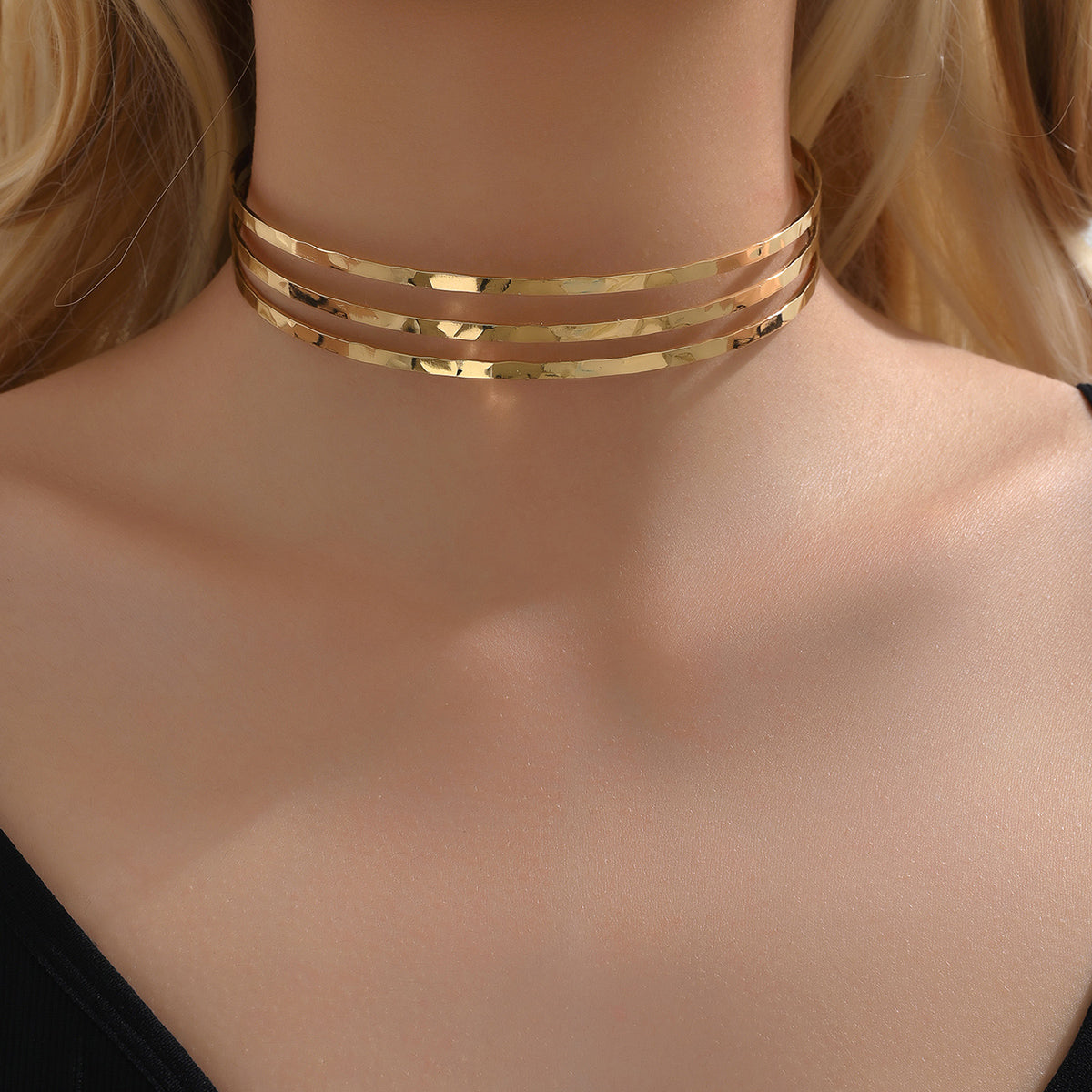 Simple Style Lines Iron Wholesale Choker