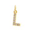 Bohemian Letter Stainless Steel Plating 18k Gold Plated Necklace