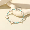 Wholesale Jewelry Vacation Tortoise Starfish Conch Imitation Pearl Alloy Shell Beaded Bracelets