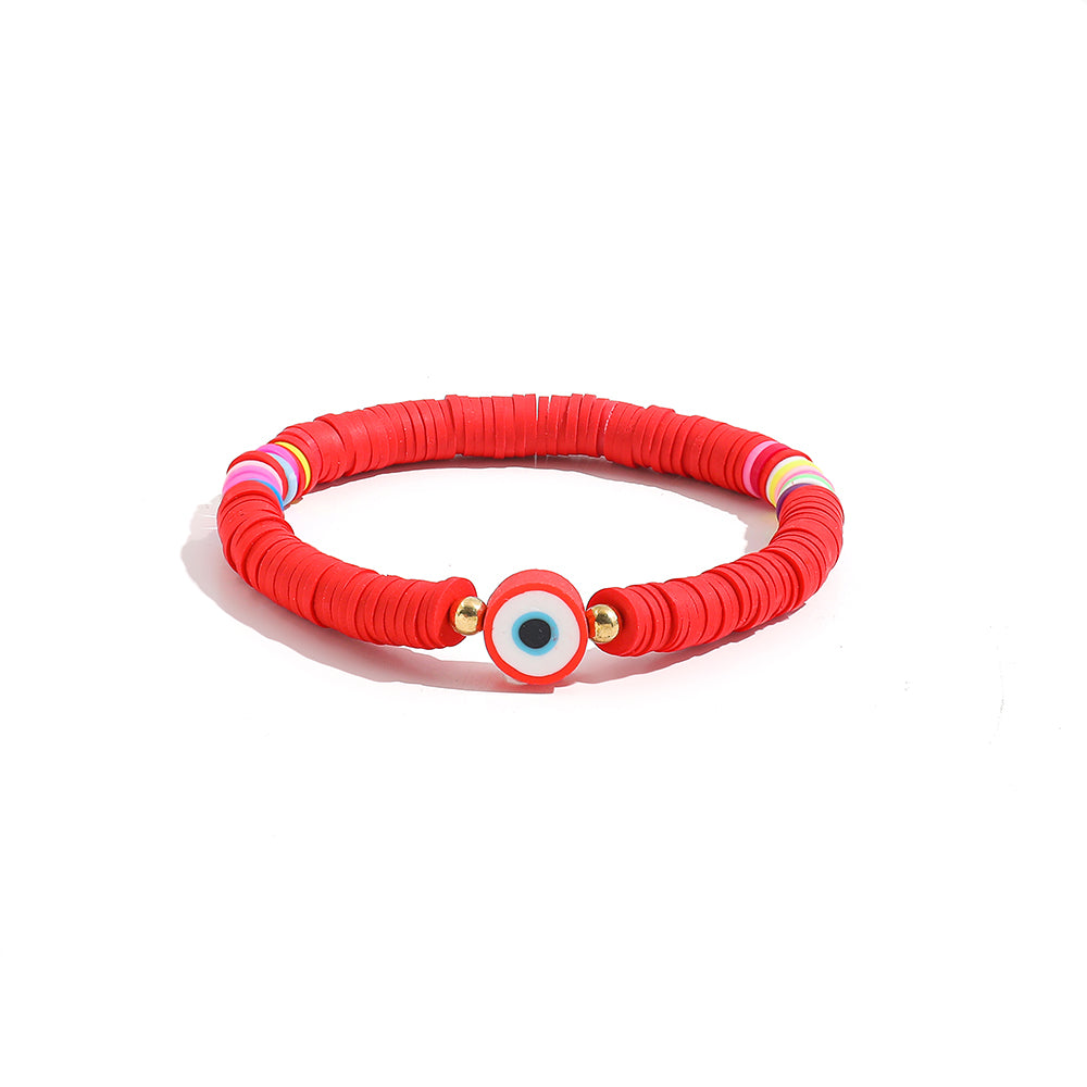 Tropical Round Soft Clay Wholesale Bracelets