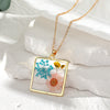 Simple Style Flower Resin Wholesale Pendant Necklace